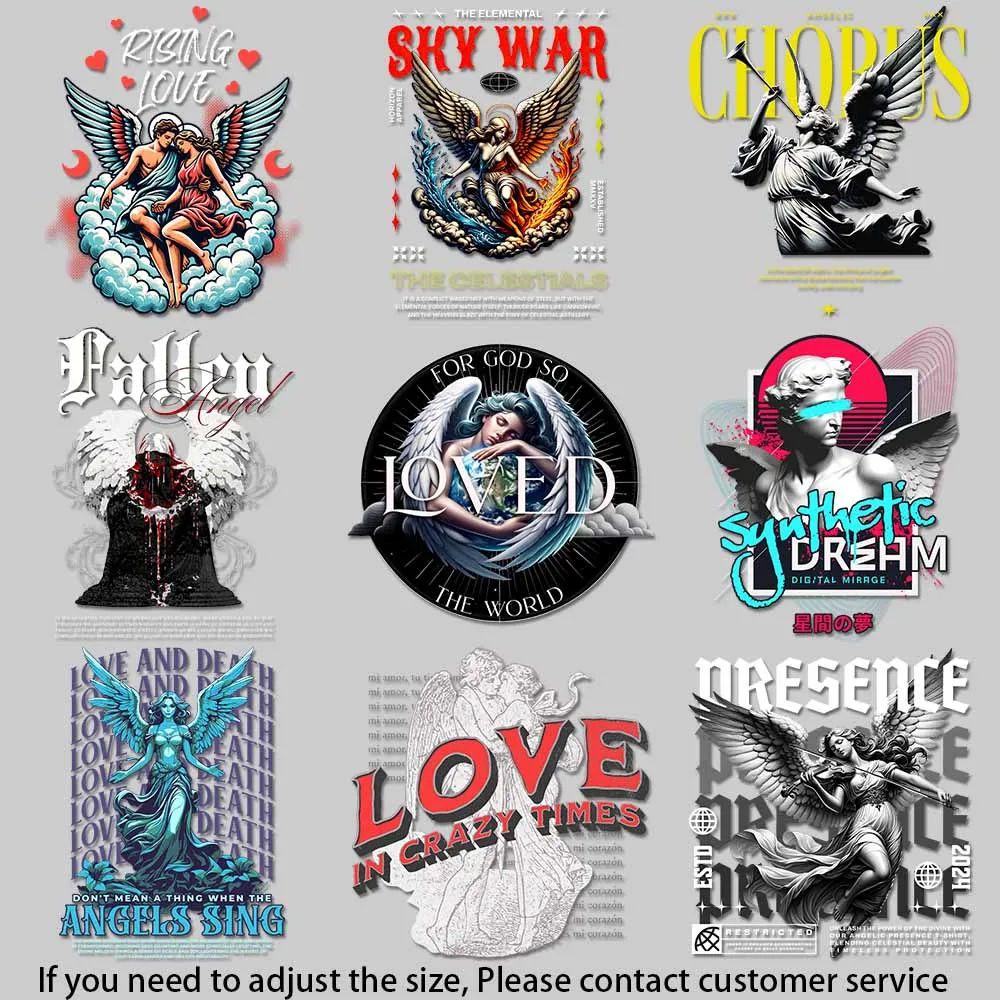 Love and Conflict Art Mythical and Divine Graphics TransfersThermal Transfer for Clothes Whimsical Patterns Cool DIY Design