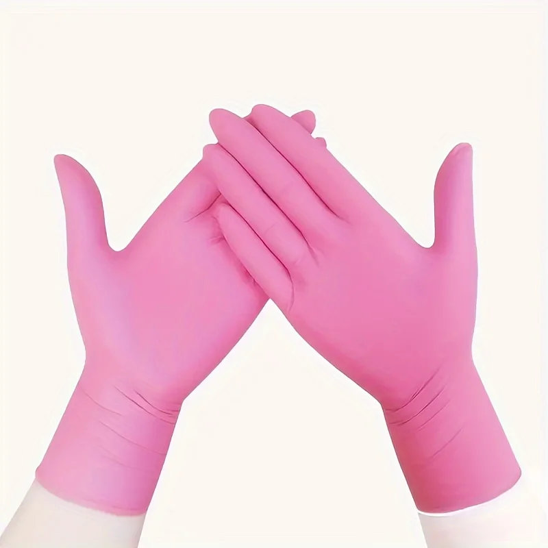 NitriPride Nitrile-Vinyl Blend Exam Gloves- Powder Free, Latex Free & Rubber Free - Single Use Non-Sterile Protective Gloves