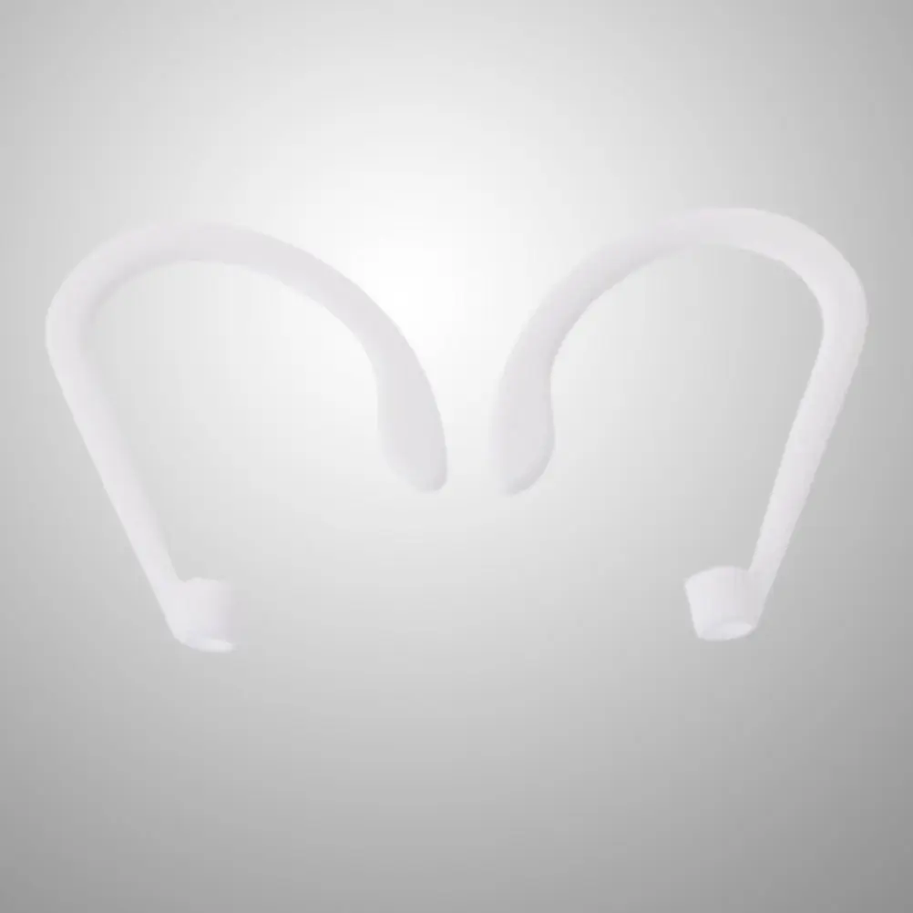 Silicone Earhooks Compatible with AirPods Comfortable Secure Fit Ear Hook Holders Prevent Falling Out during Cycling Workout