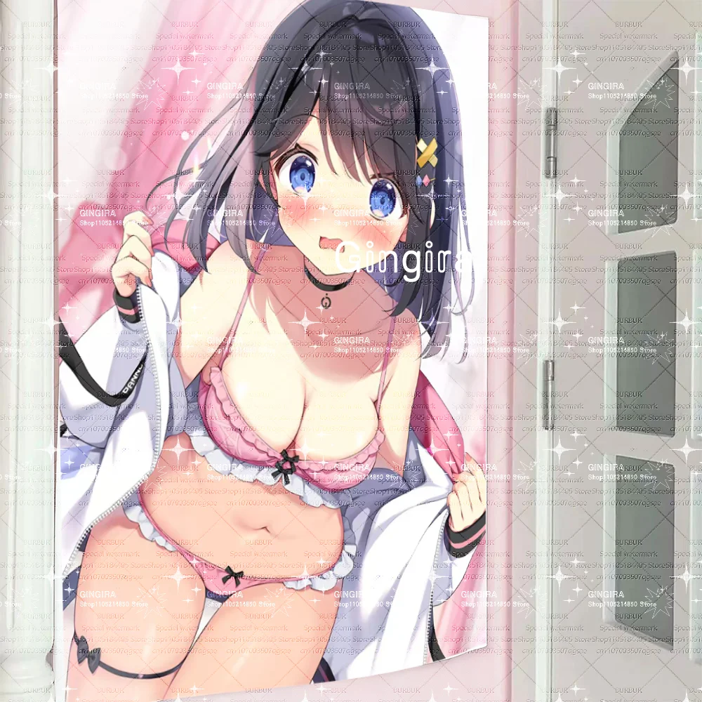 GALGAME Panicked Girl Indoor-Wandteppich, Innendekoration, Lolita-Mädchen-Wandteppich, niedlicher und bezaubernder visueller Stil