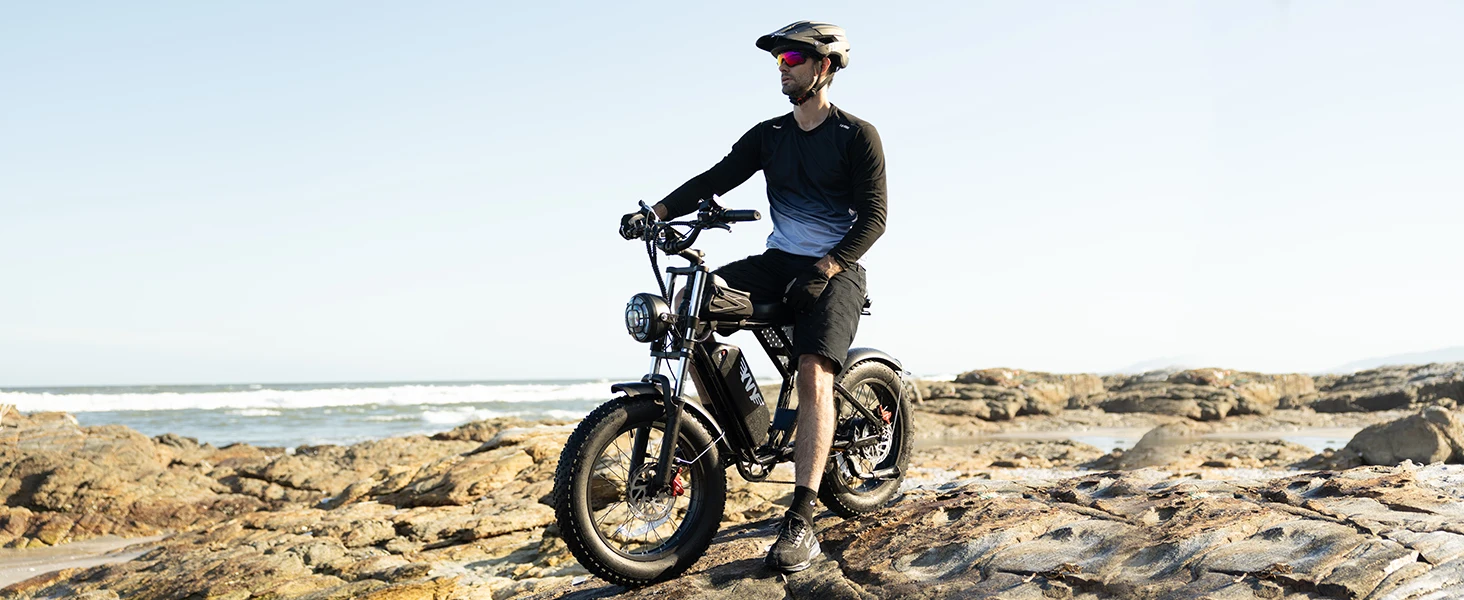 YVY K20 Lite 1500W Electric Bike for Adults 30MPH 48V 15.6Ah Off-road Trail 20*4 Inch Fat Tire E Bike 7 Speed Mountain Bike
