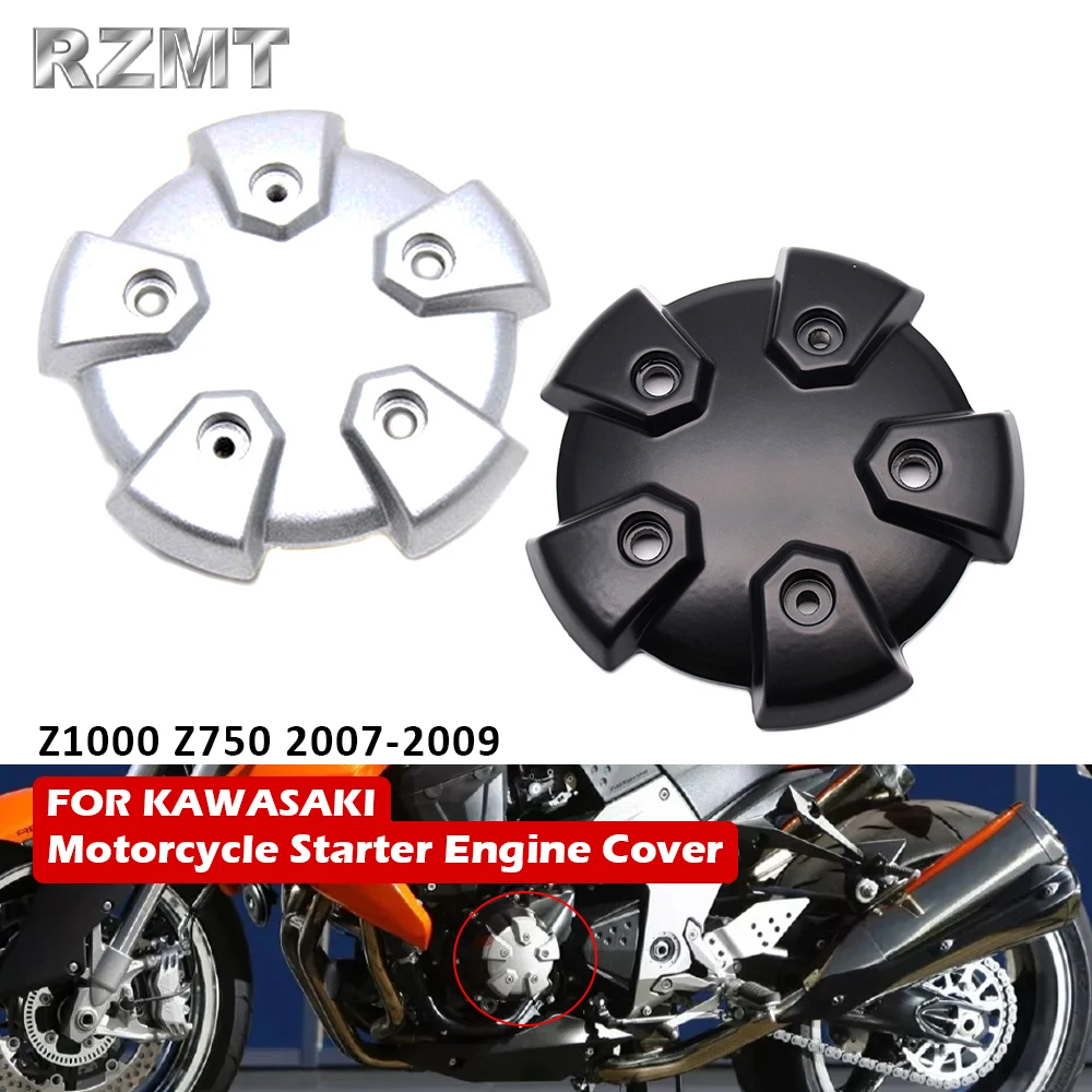 

Motorcycle Left Aluminum Crankcase Engine Stator Cover Fit For Kawasaki Z1000 Z750 2007 2008 2009