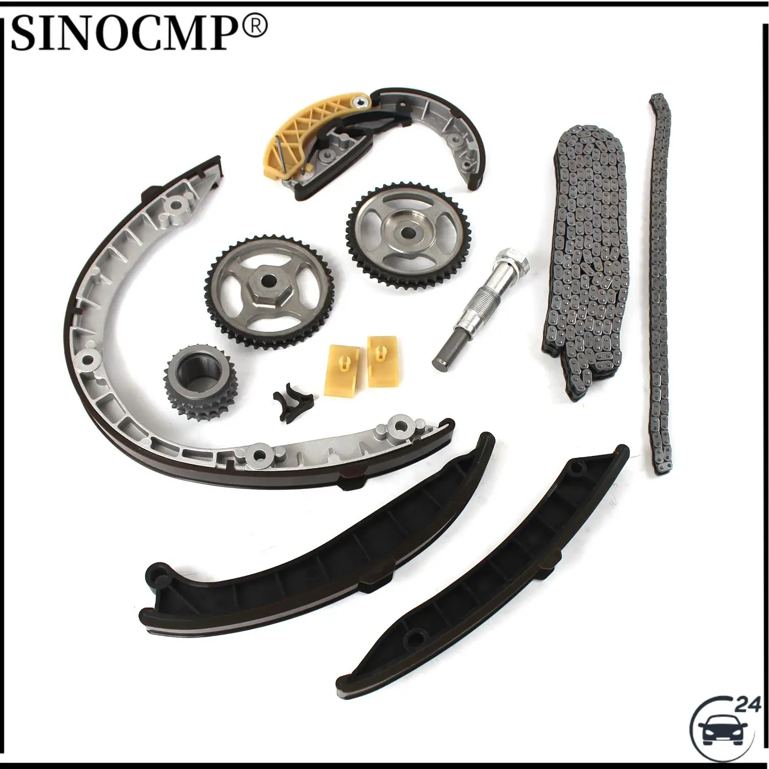 

94810223111 94610516975 Engine Timing Chain Tensioner Guides Kit For M46 Porsche Panamera 4 970 M46.20 MCW.AA 3.6L V6
