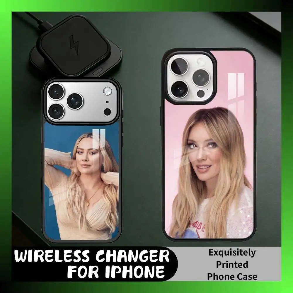 

Breathe Out H-Hilary Ann D-Duff Phone Case For iPhone17,16,15,14,13 Plus,Pro Max Magnetic For Magsafe Wireless Charging