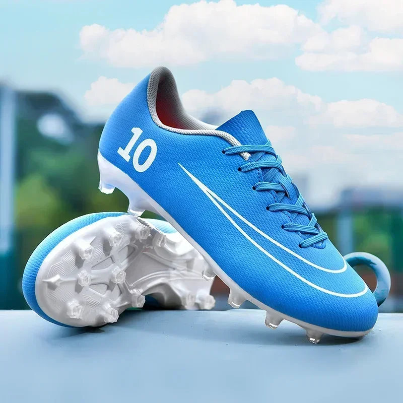 

Men Football Boots Ultralight Adult Kids Training Soccer Shoes TF/FG Match Outdoor Sports Shoes Futsal Professional High-quality