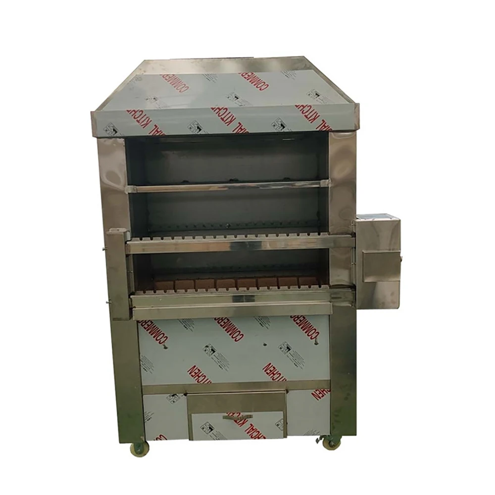 

1.2m Length Innovative Automatic Charcoal Barbecue Grill Machine