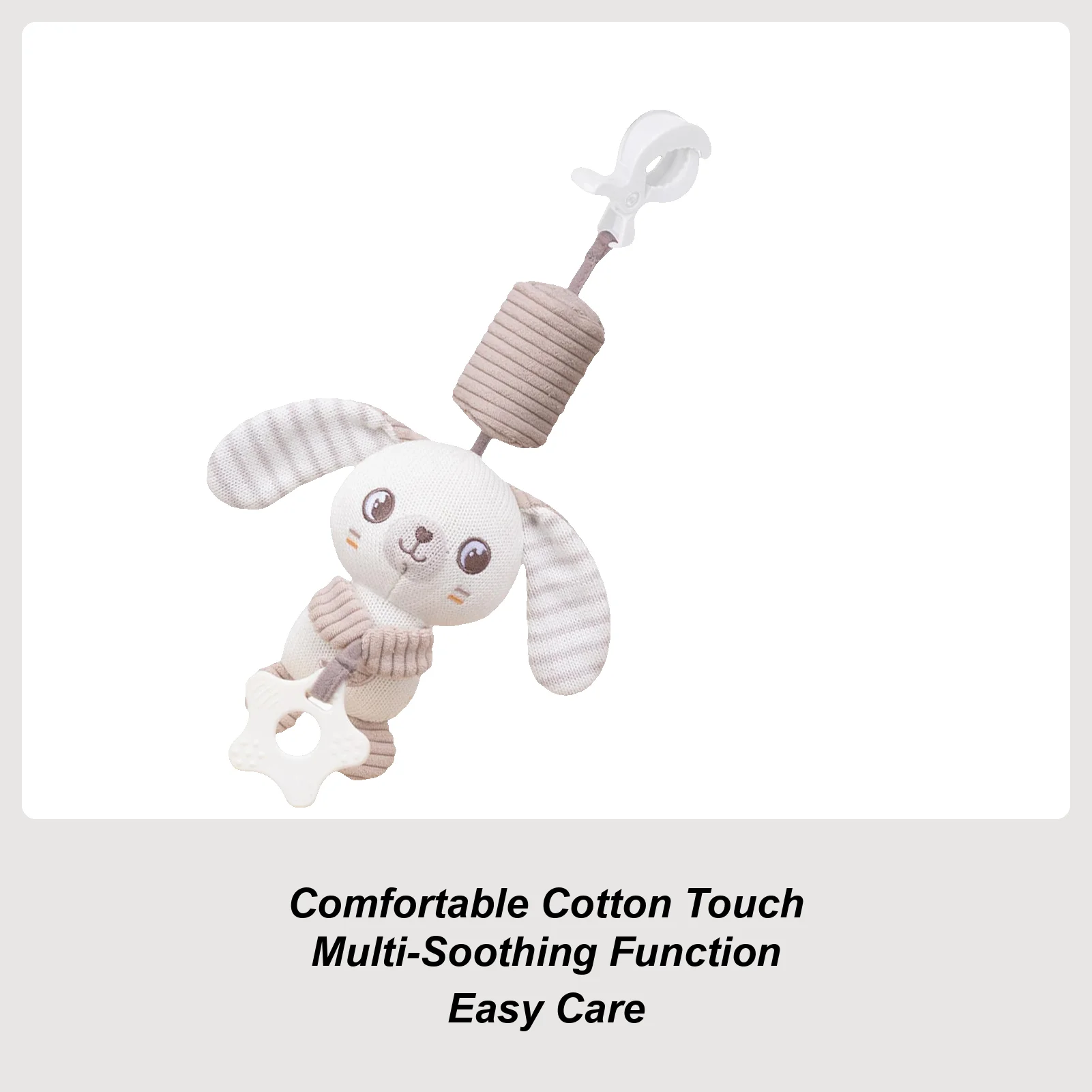 

Baby Stroller Toys Soft Baby Crib Toy Sensory Doll Animal Entertainment For Travel Calming Automobile Nursery Girl Chewing
