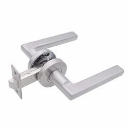 Stainless Steel 304 Fireproof Door  Passage Lock 60mm Passage Lock Passage Door Handle Fire Passage Lock Tongue Handle