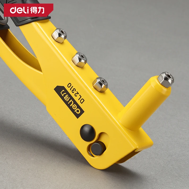 20Cr Steel Jaw One-Hand Rivet Gun Quick-Change 4 Nozzles 2.4/3.2/4/4.8mm Pop Riveter Heavy Duty Blind Rivet Tool Sheet Metal
