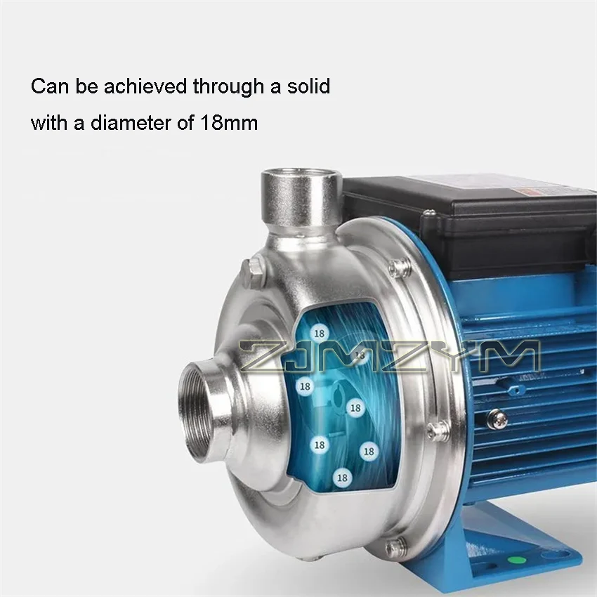 DWK025 DWK025T DWK037 DWK037T Water Pump Stainless Steel Centrifugal Pump Acid and Alkali Resistant Sewage Pump 220V/380V 9M