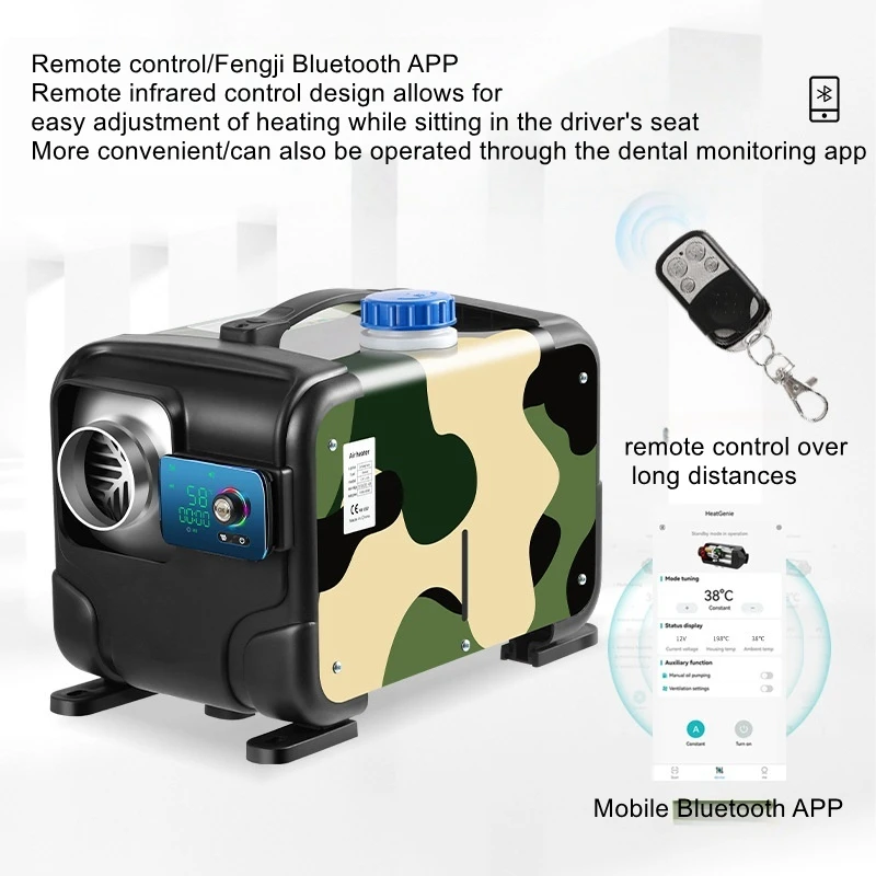 

Diesel powered parking heater, household 12V24V integrated heating system, diesel powered car mounted diesel warm air heater