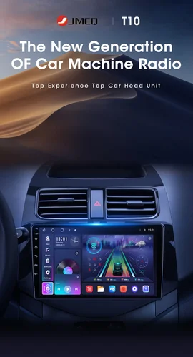 Imagen 2 del producto JMCQ 9 ""Radio estéreo de coche para Chevrolet Spark Beat Matiz Creative 2010 - 2014 Android12 Carplay Multimidia unidad principal de reproductor de vídeo