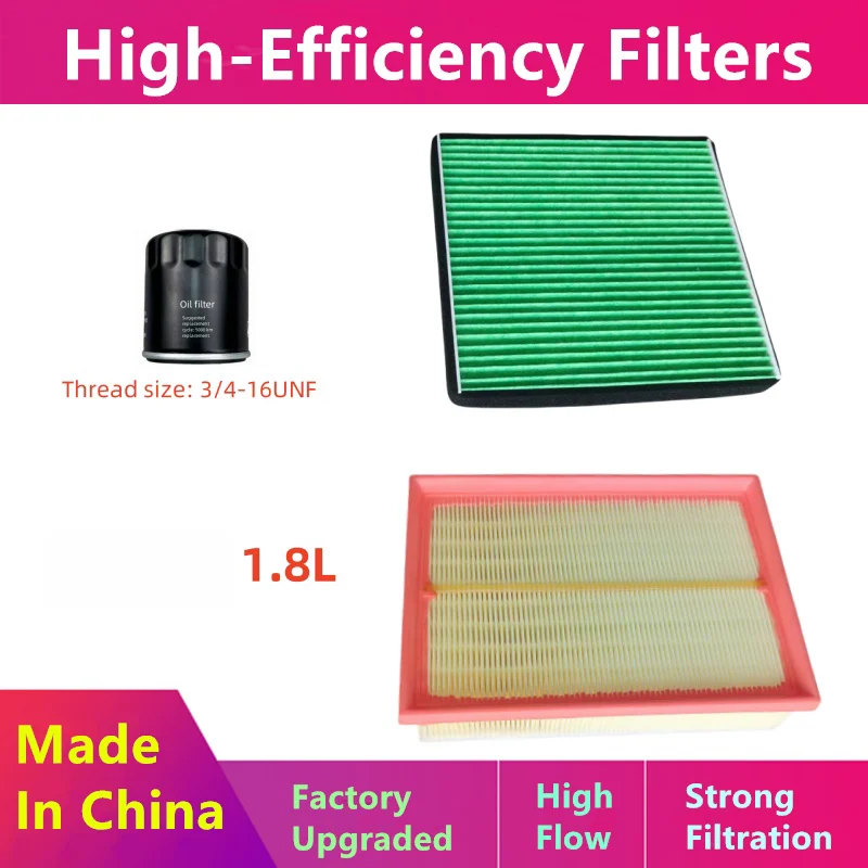 3pcs/for SAIC-GM Baojun 530 560 1.5T 1.8L Oil Filter, Air Filter & Cabin Filter/Auto Parts