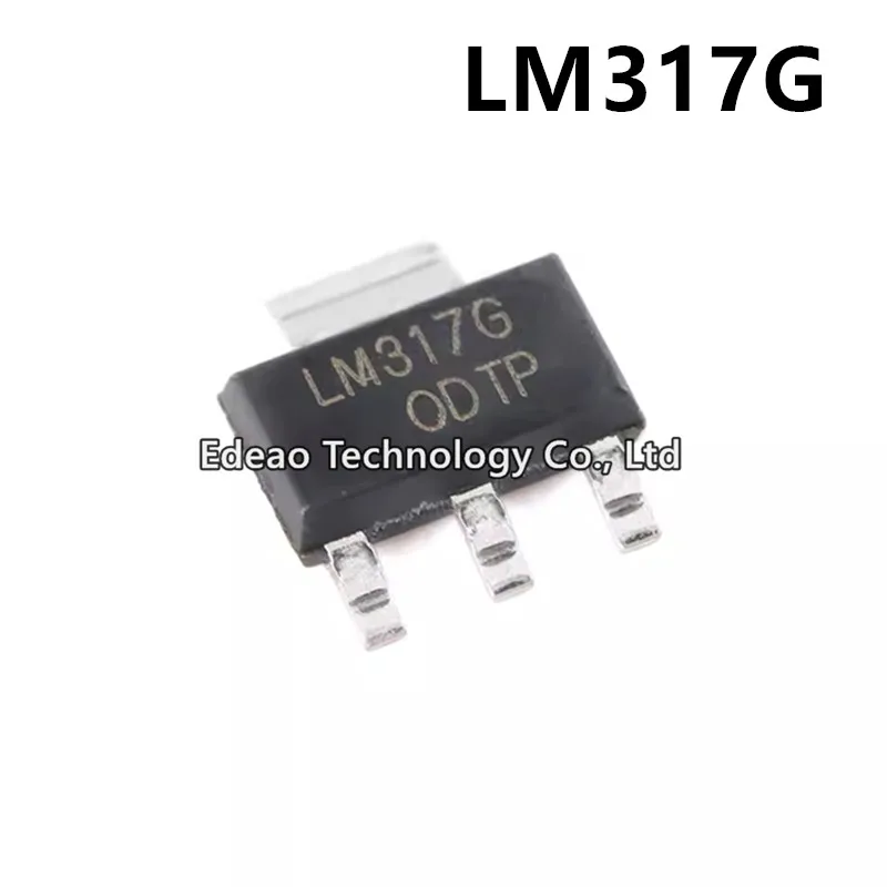 20-100PCS/LOT LM317G SOT223 LM317K LM317 SOT-223 317 SOT-223 LM317G-AA3-R SMD Nuevo Regulador de Potencia Ajustable