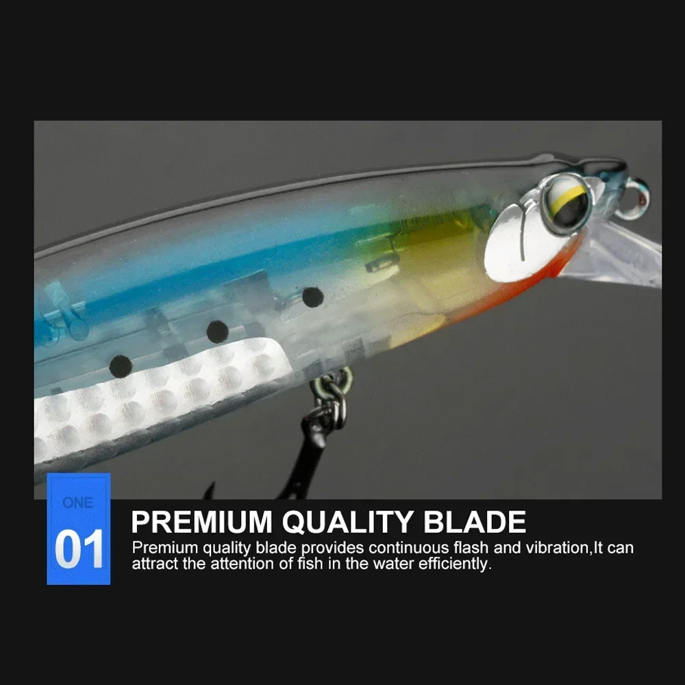 اليابان الضحلة قاتل 120 مللي متر 18.5 جرام صب أسماك الصيد إغراء فلاش شفرة التنغستن الوزن القاروص المتذبذب العائمة Jeribaits #3