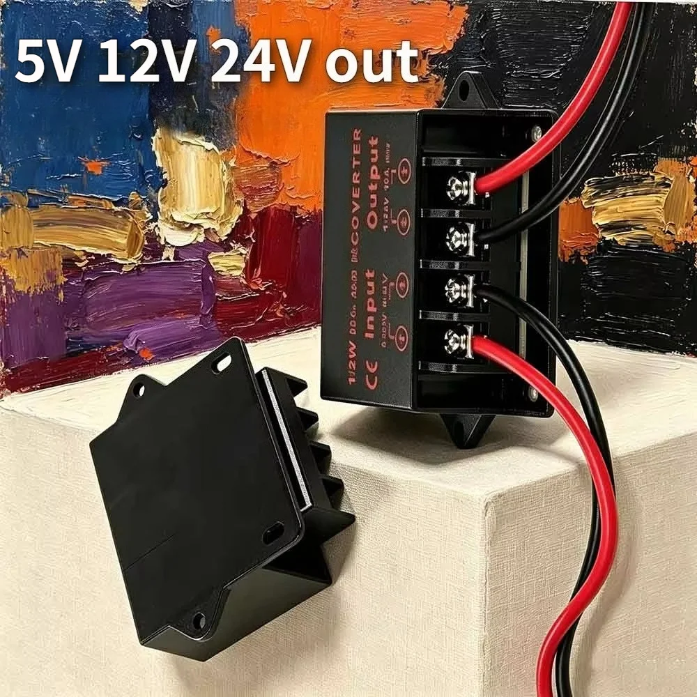 DC/DC 12V/24V To 5V 3A-30A Step Down Converter 8-40V To 12V 3A Voltage Reducer Regulator Power Supply Transformer For Car Truck