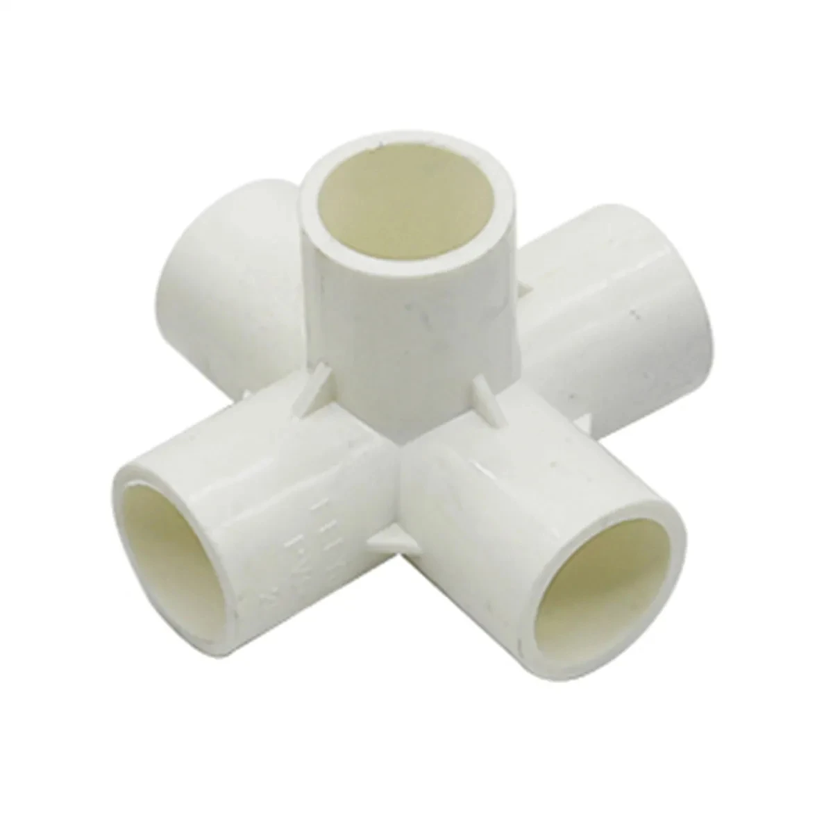 White/Blue/Grey PVC Pipe Connector ID 20/25/32mm Three-dimensional 5-Way Joint Home DIY Shoe Rack Clothes Hanger Fixed Fittings