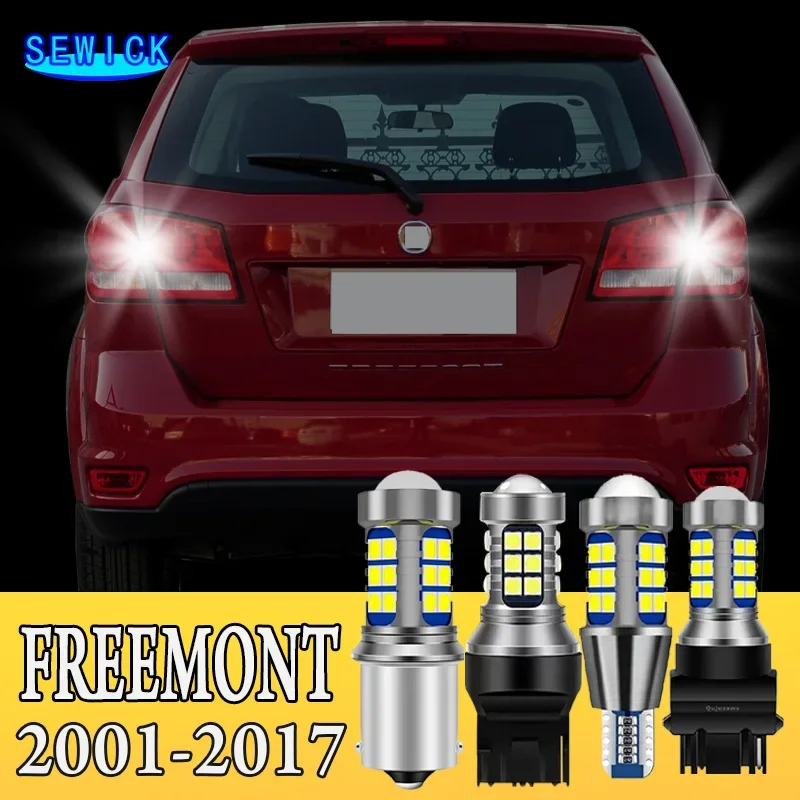 2pcs LED Reverse Light Backup Bulb Accessories For Fiat Freemont 2011 2012 2013 2014 2015 2016 2017