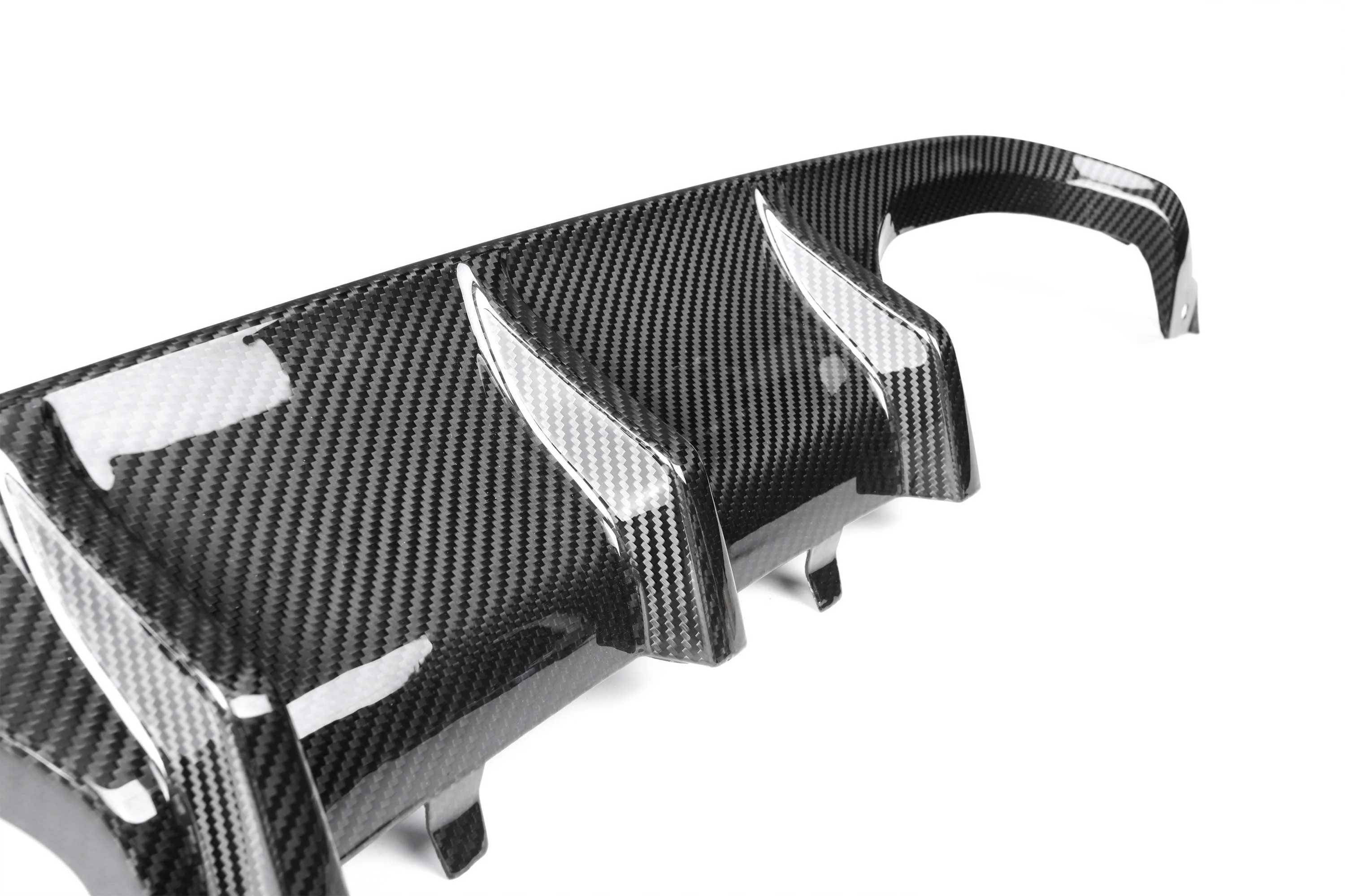 Real Carbon Fiber Rear Diffuser Bumper Lip Spoiler For BMW 3 4 Serises F80 M3 F82 F83 M4 2014- 2020 MP Style Rear Diffuser