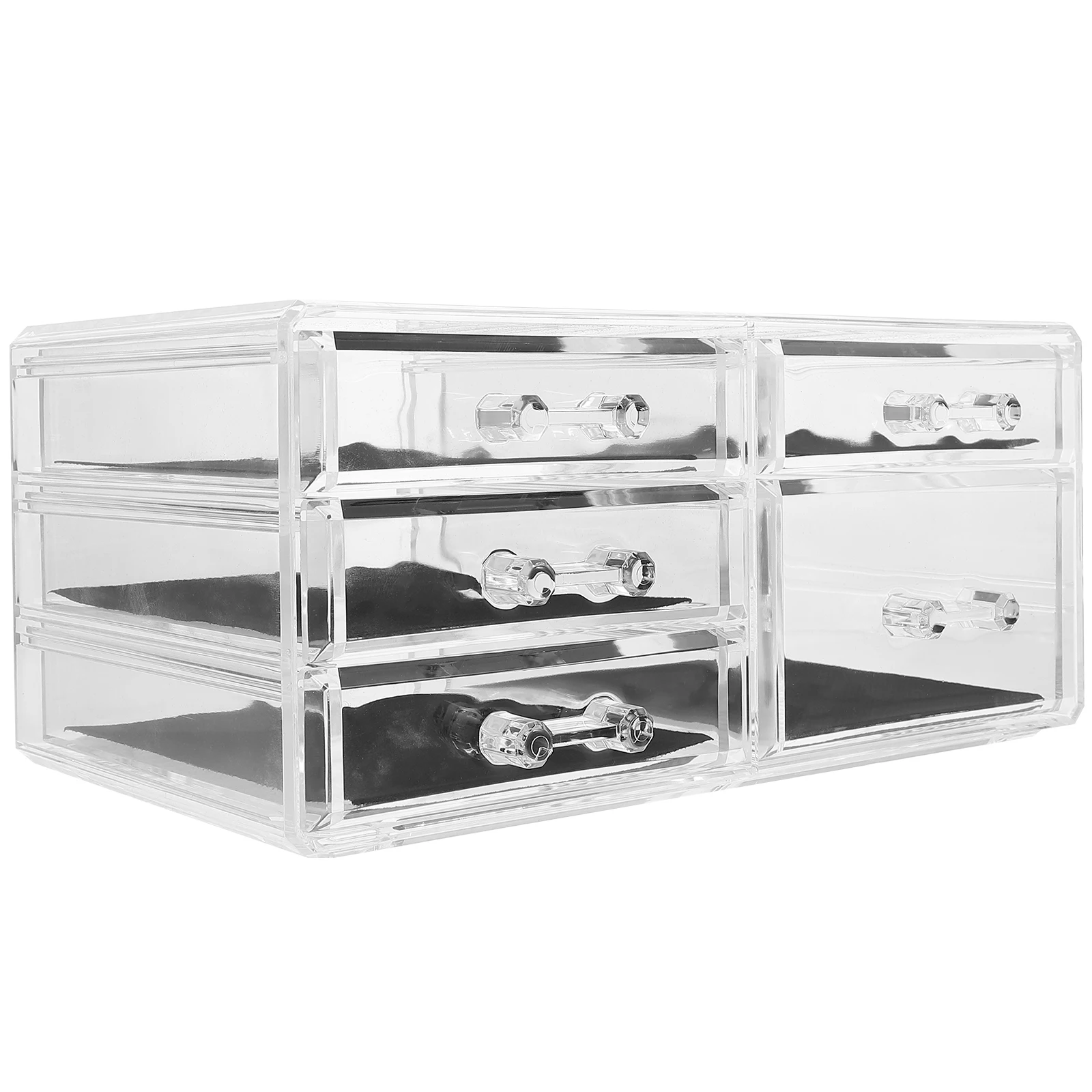 

Large Capacity Desktop Makeup Organizer Drawer Makeup Box For Cosmetics Lipstick Case Holder Bathroom Organizer
