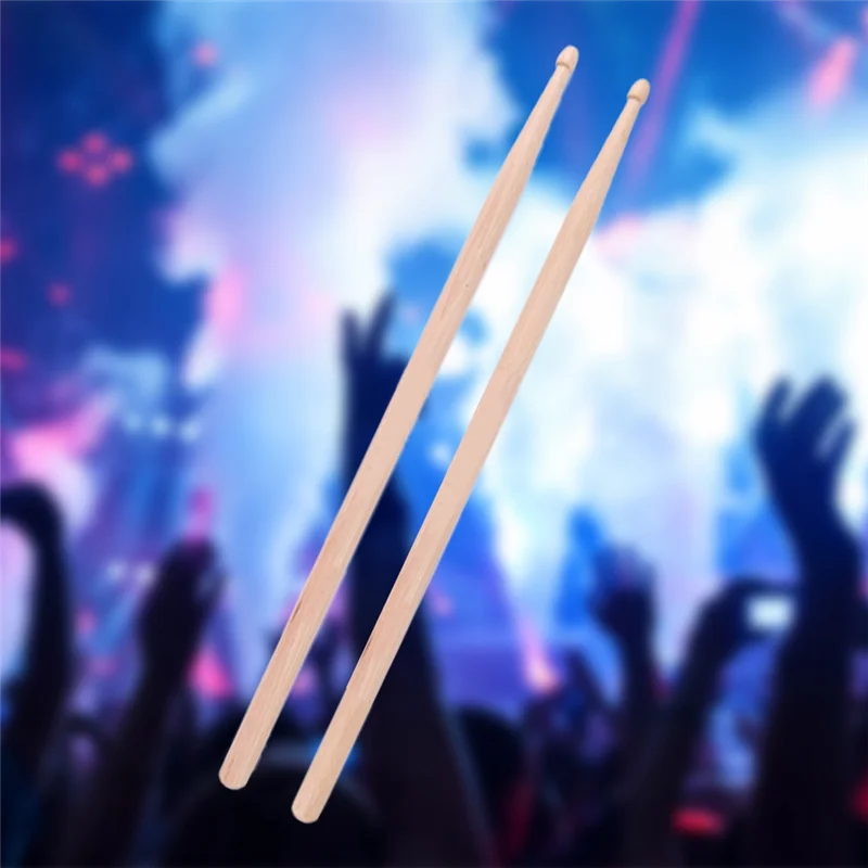 

A69P-8Pcs Барабанные палочки 5A Барабанные палочки из гикори, высокое качество, прочные с сумкой для переноски