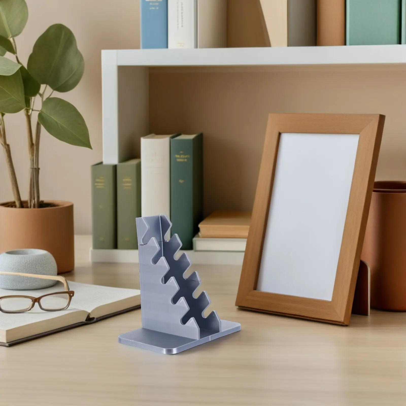 Five-Layer Mini Fingerboard Display Stand Silver Skateboard Rack Finger Board Floor Storage Rack Decorative Finger Skateboard
