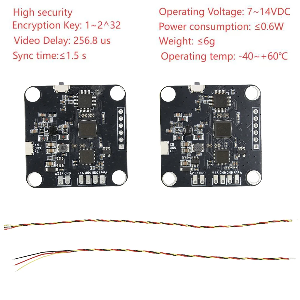وحدة تشفير وفك تشفير الفيديو TX ومجموعة وحدة فك تشفير RX لنقل إشارة الفيديو التناظرية #5