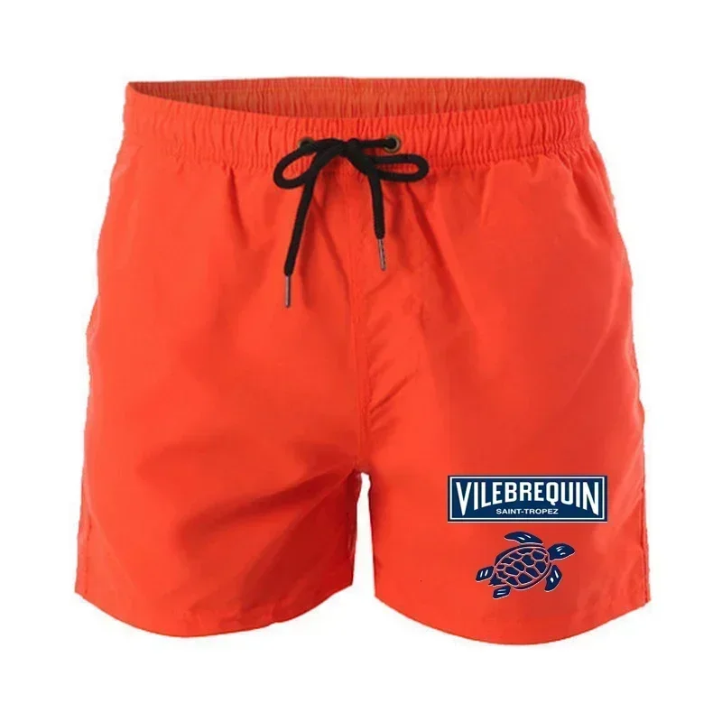 Summer Outdoor Beach Sports Shorts, Men\'s Fashionable Loose Fitting Swimwear Shorts, Breathable and Quick Drying Men\'s Shorts