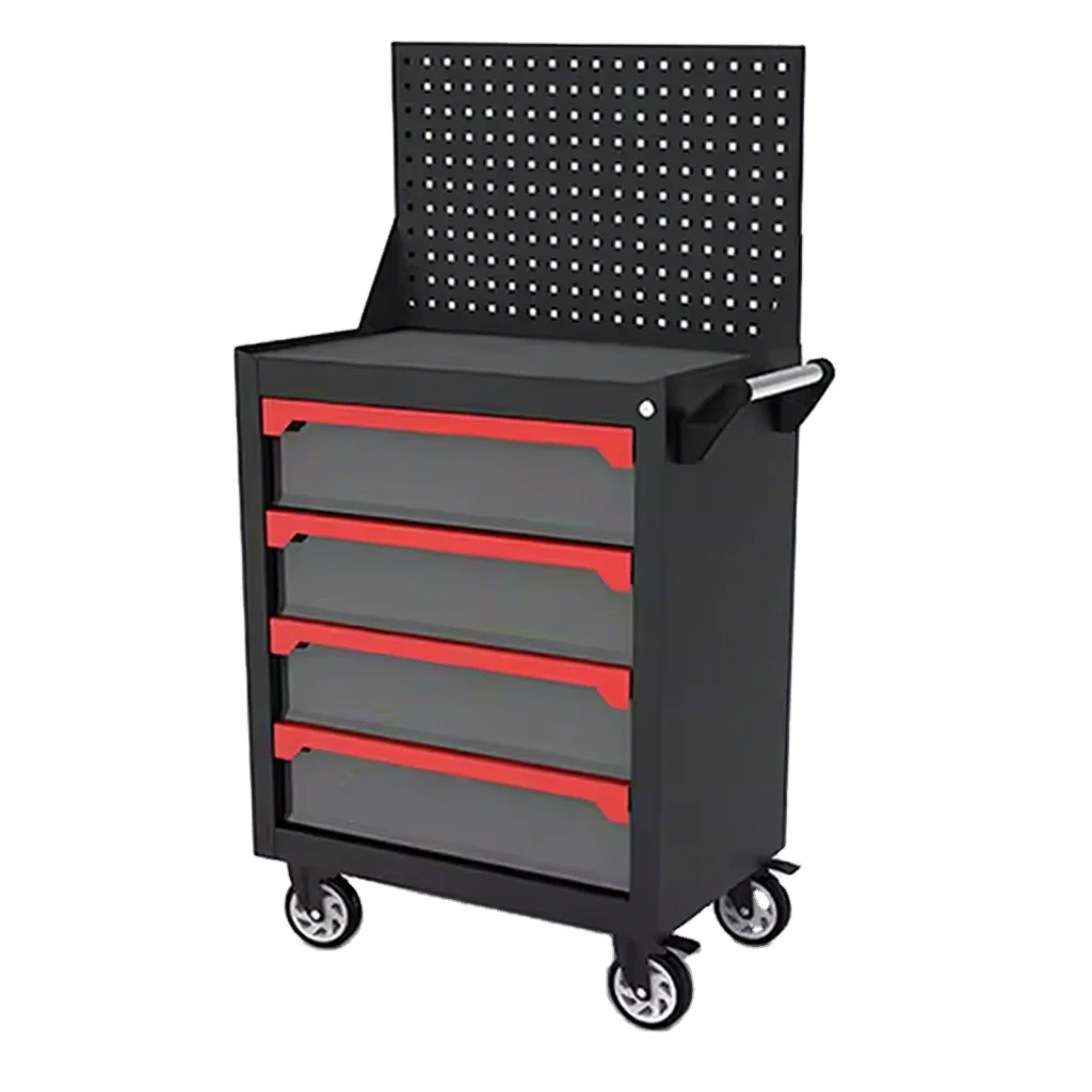 Modular Industrial Compact  Tool Cart Tool Trolley with Tools Heavy-Duty Rolling Cabinet for Industrial Garage Use