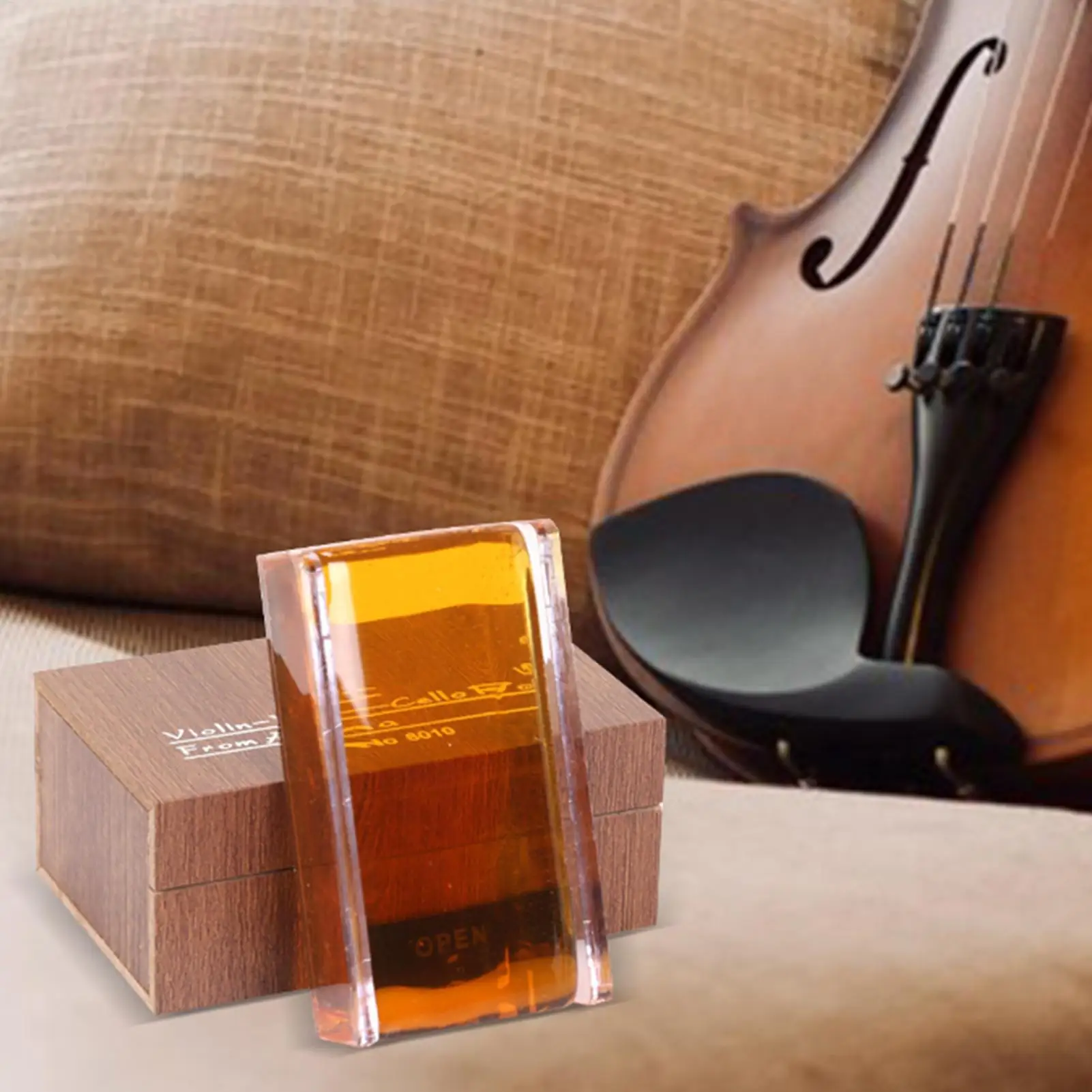 Rosin Resin For Violin, Viola, Cello,Erhu Bowed String Instruments Repair Accessories Yellow Violin Rosin for Bow Violin