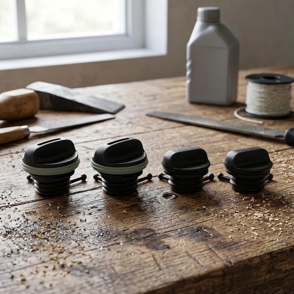Fuel Cap Locking Mechanism Fuel Tank Cap Replacement Fuel Cap Oil Fuel Cap Set Secure Locking Mechanism Easy Installation