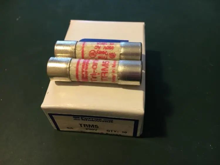 Fuses: TRM5 5A 250V 10*38 / TRM1 TRM2 TRM3 TRM4 TRM6 TRM8 TRM10 TRM12 TRM15 TRM20 TRM25 TRM30