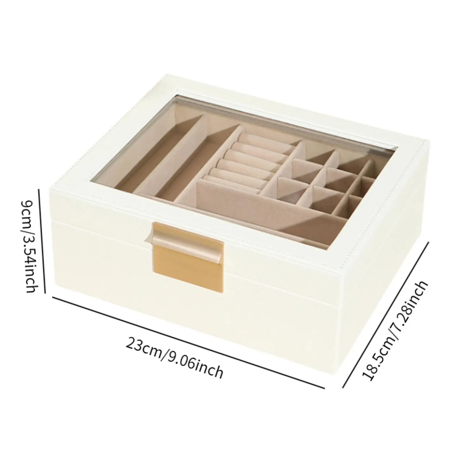 กล่องเก็บเครื่องประดับ กล่องจัดระเบียบเครื่องประดับ ของขวัญสำหรับผู้หญิง
