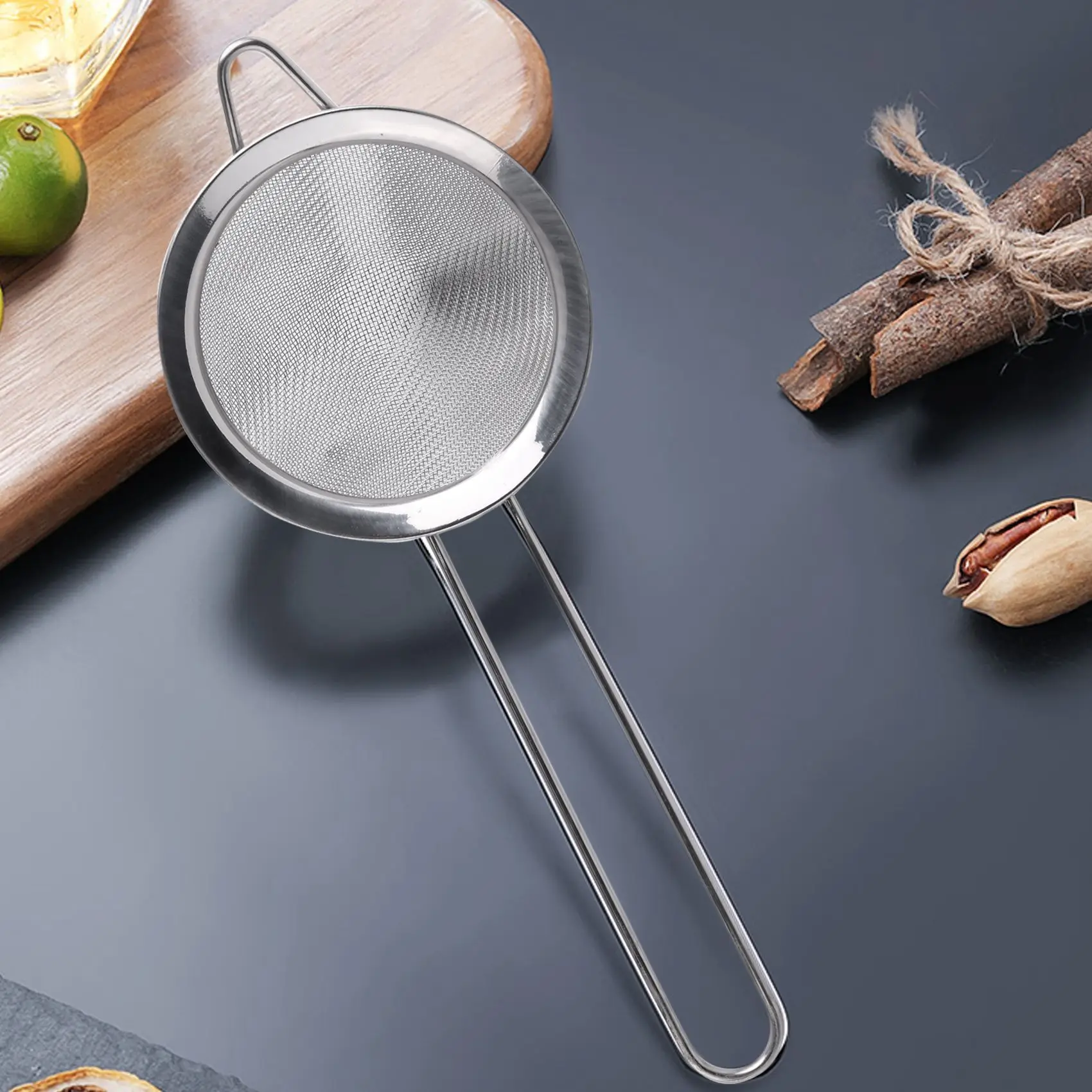 Cocktail Fine Strainer Stainless Steel Conical Mesh Strainer Professional Bar Tool