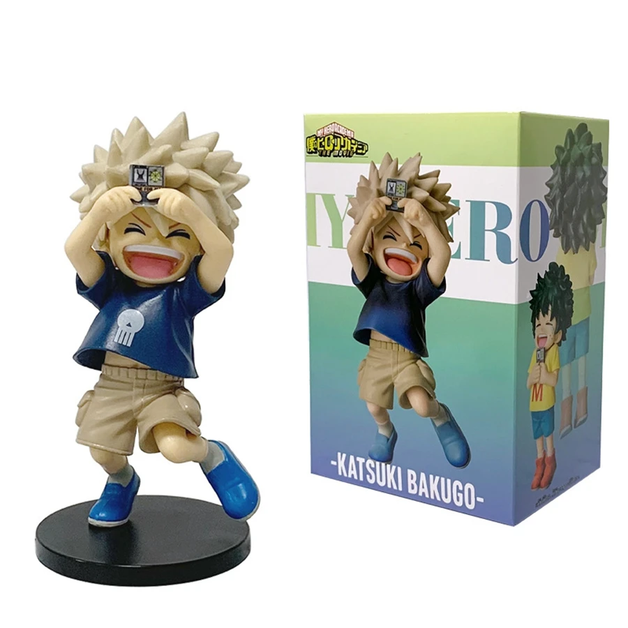 11 سنتيمتر Boku no Hero Academia أنيمي الشكل الطفولة Midoriya Izuku عمل الشكل لطيف Bakugo Katsuki تمثال PVC جمع اللعب #6