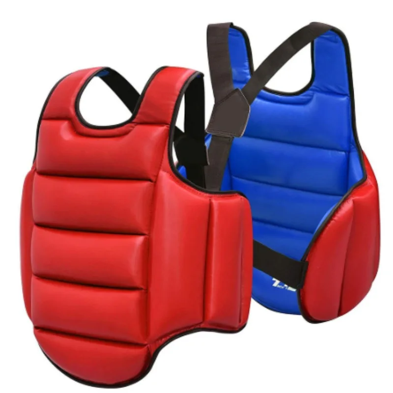 عكسها التايكوندو حارس الصدر حامي الجسم سترة فنون الدفاع عن النفس الضلع درع درع التدريب موحدة للكاراتيه الجودو كيك بوكسينغ #2