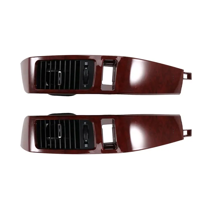 Car Duct Vent Grille Panel Center Dash A/C Air Vent Outlet For Toyota Prado LC120 Lexus GX470 2003-2009 Wood Grain