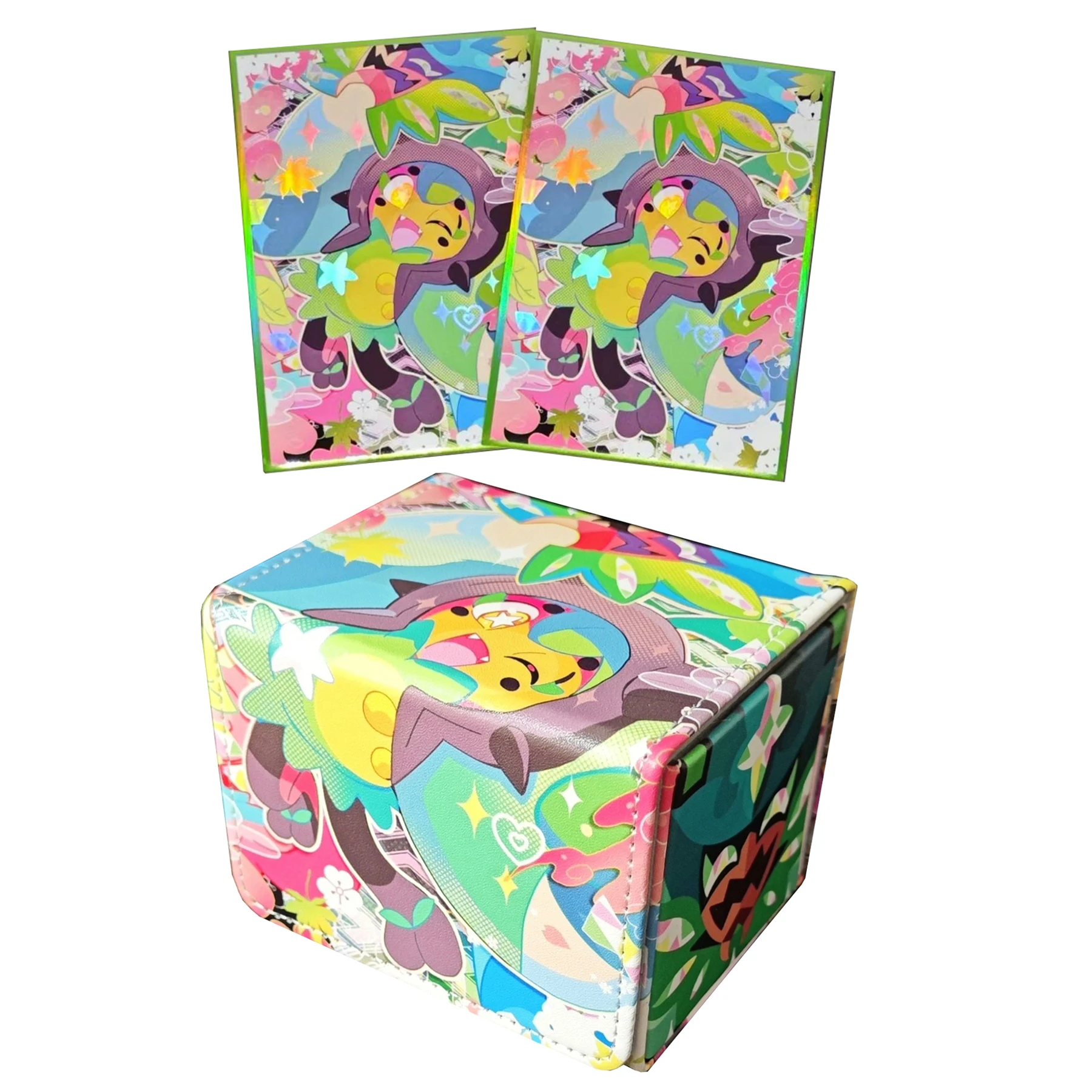 Diy Zelf Gemaakt PTCG Ogerpon Kaart Mouwen Kaart Opbergdoos Ws Opcg Ptcg Ogerpon Kaart Beschermhoes Kaart Opbergdoos Geschenk Speelgoed