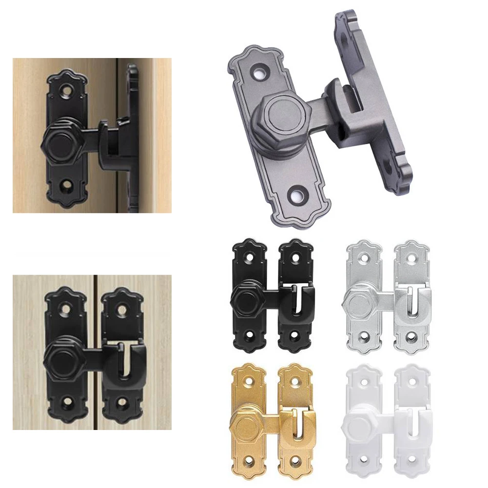 

For Privacy Fences Barn Door Lock Outdoor Use Home Security Gold Weather-Resistant Finish Enhanced Home Security