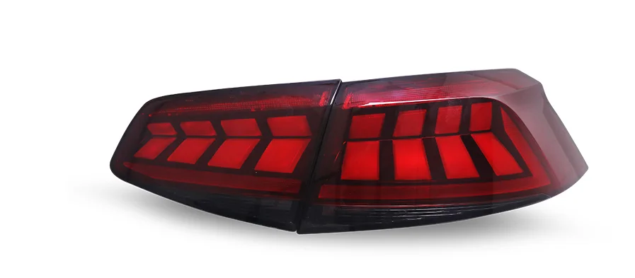 HOSI  Full LED Tail Lights Assembly Car Back Rear LED Tail Light Lamp Taillight For Volkswagen Passat B8 17-19