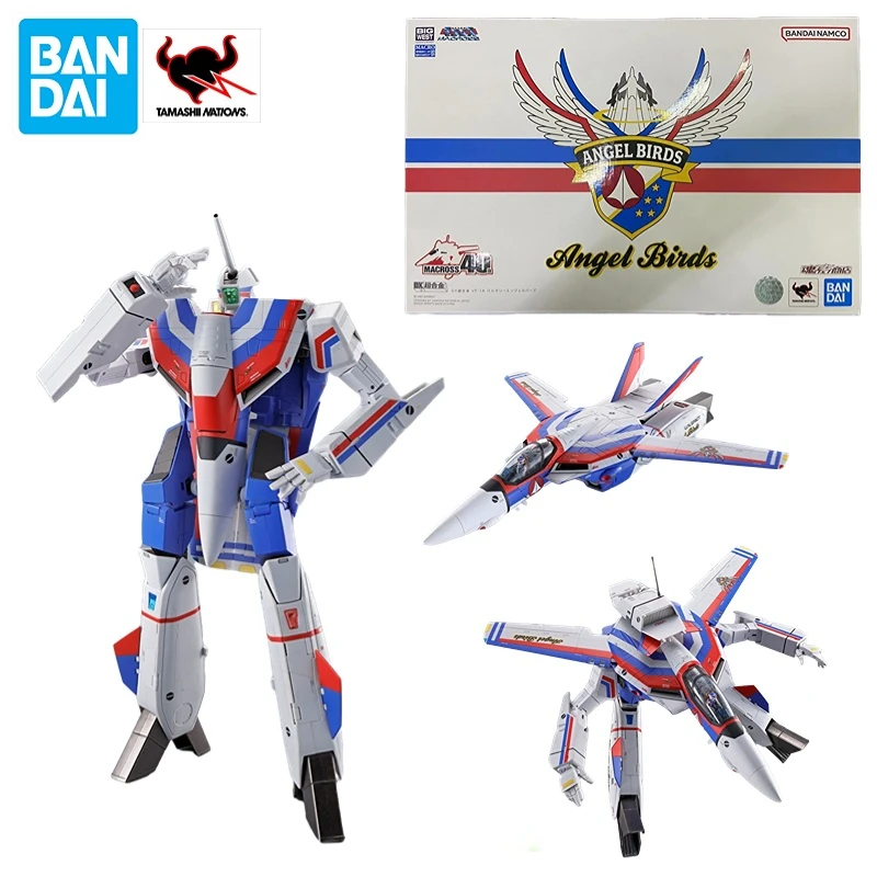 

In Stock Bandai DX Super Alloy Macross VF-1A Valkyrie Angel Bird 40th Anniversary Anime Action Figure Toy Model Collection Hobby