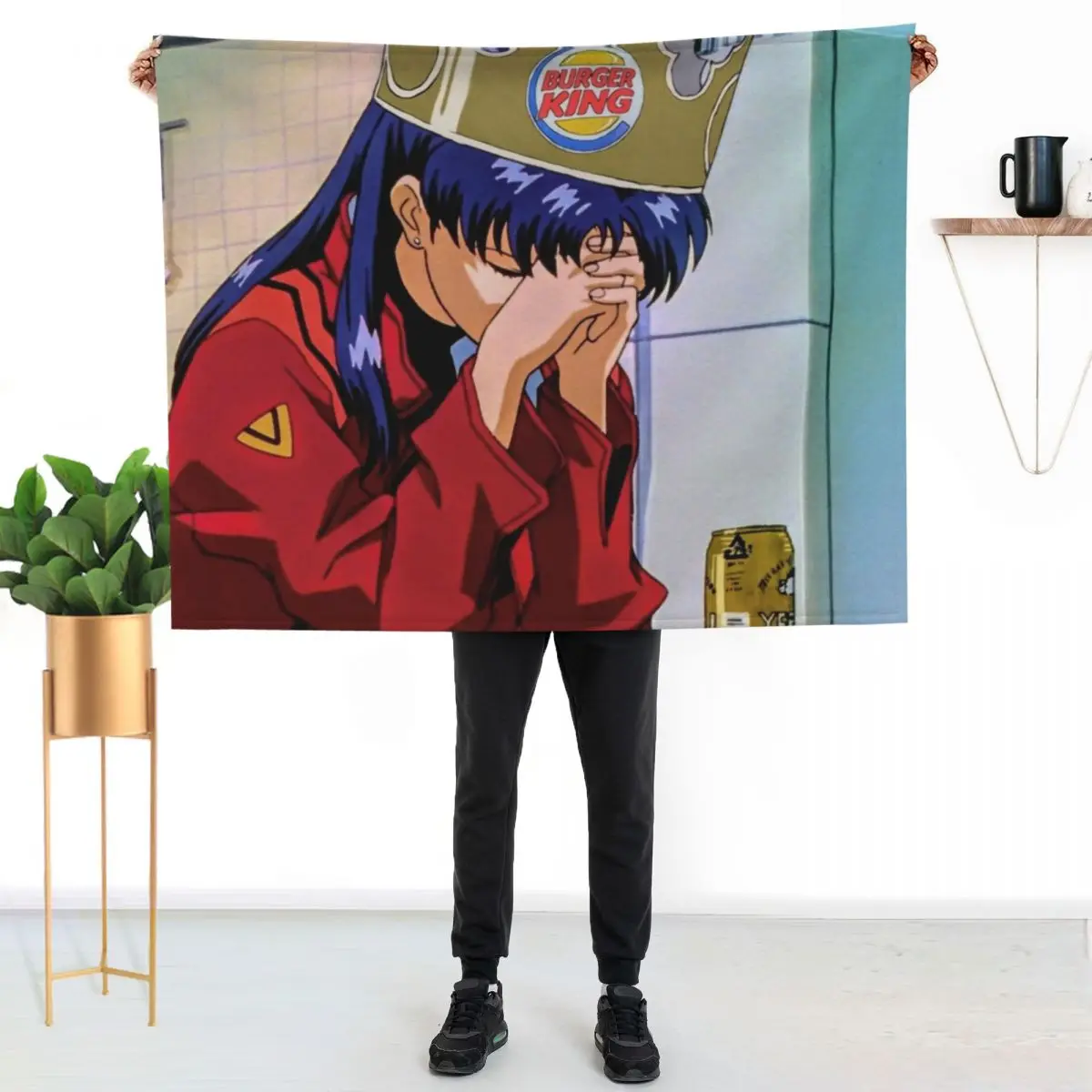 

Misato With Crown Throw Blanket Decorative Soft Throw Blanket for Couch Sofa