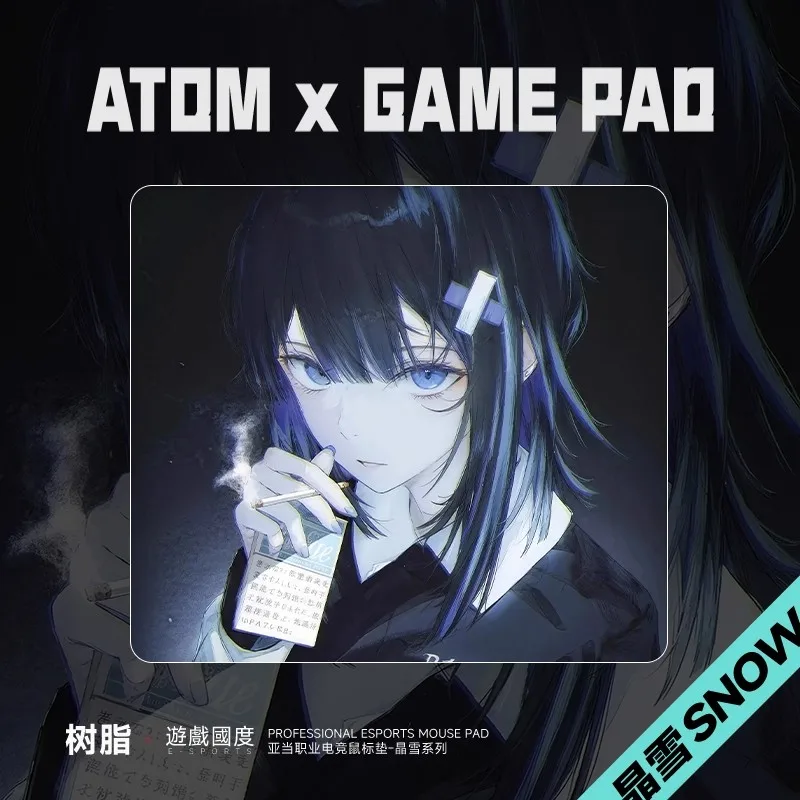 Resin Mouse Pad Anime Large Desk Mat Customizable Upgraded Hard Frosted Resin Coating FPS Desk Pad Mousepad PC Gmer Accessories