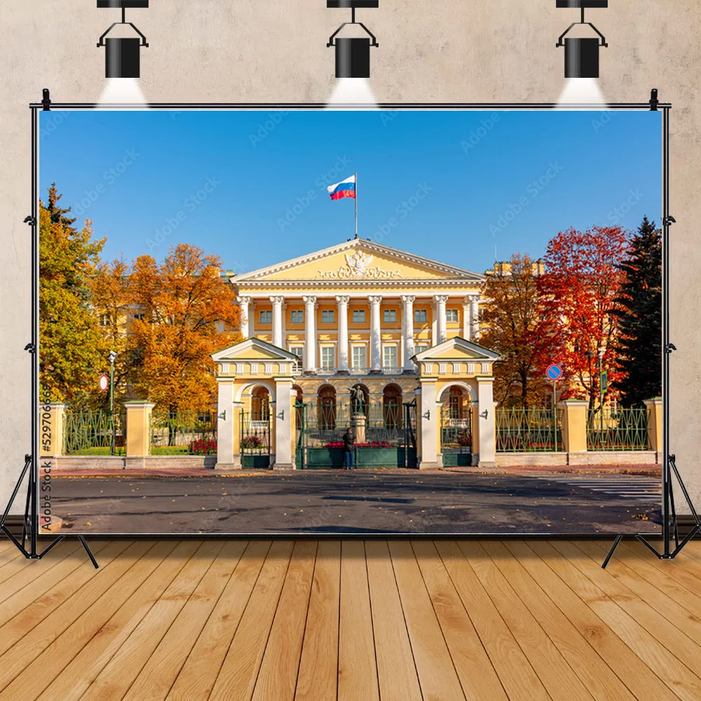 NITREE Art Cloth Background European Landscape Famous Scenic Spots Street  Night Scene Photography Background Props  OZ-13