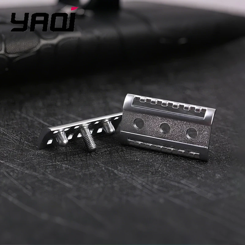 2026 YAQI Inkwell Stainless Steel Men's Shaving Razor Holder - Sleek Design Male Grooming Accessory