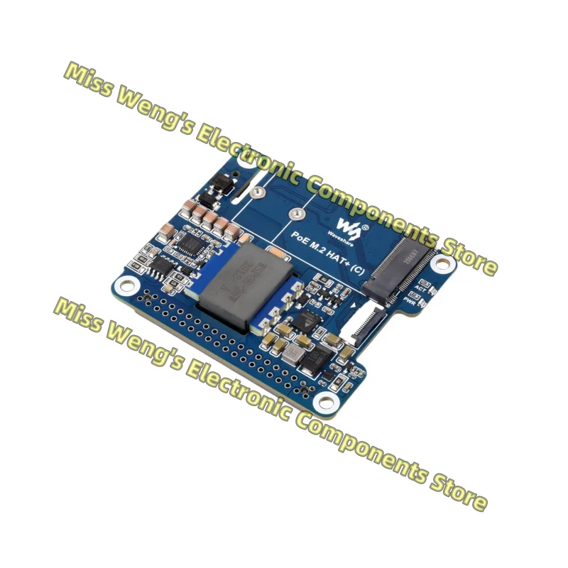 

Плата расширения PCIe to M.2 с функцией PoE SSD 2242, твердотельный накопитель NVMe, PoE M.2 HAT+ (C)