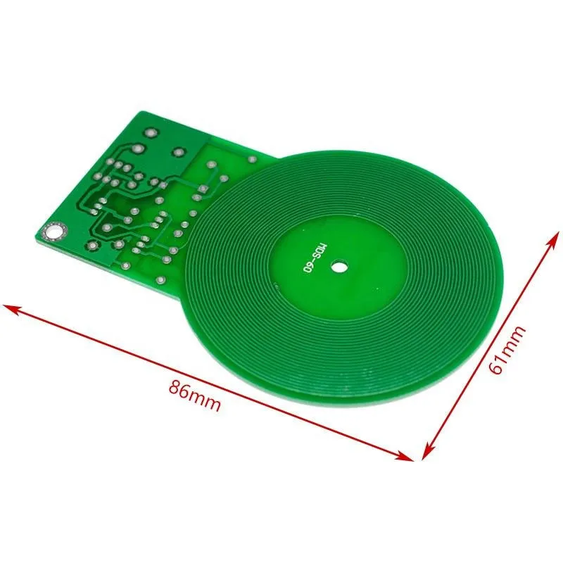 1~100Pcs Metal Detector DIY Kit Electronic Soldering Practice Board Metal Detecting Electronic Module DIY Assembly Kit