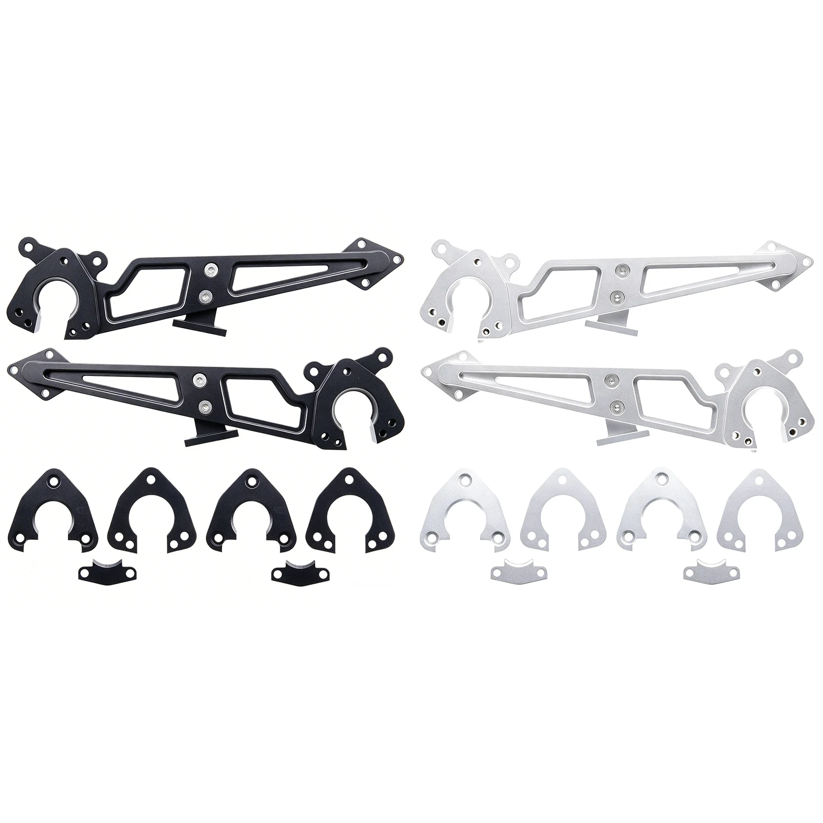 2Pcs Aluminum Link Pull Rods Pull Arms for Tamiya Super ClodBuster Bullhead CB2108 Upgrades Parts