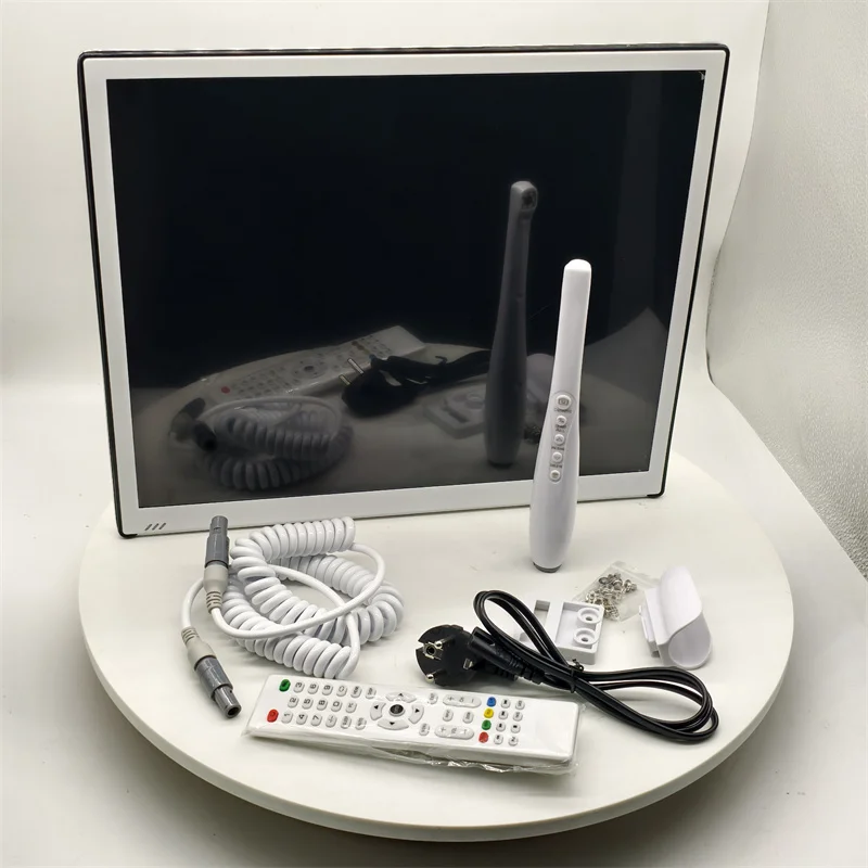 

Monitor With Intraoral Camera HDTV DA-300+DA-Zj101 Dental Endoscope Ultrathin 17 32G Storage Built-In Wifi With Holder