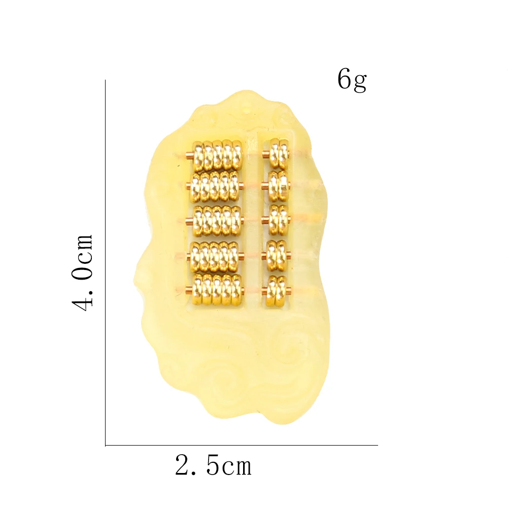 Real Goat Horn Lucky Abacus Pendant Bone Abaci Charms Retro Calculator Necklace Keychain Hanging Amulet Jewerly Making